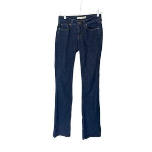 J Brand Pure Jeans Dark Wash Denim Skinny Leg Basic Casual Low Rise Size 27